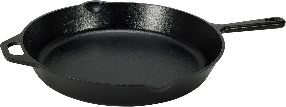 Pre-Seasoned Cast Iron Skillet – 15-Inch