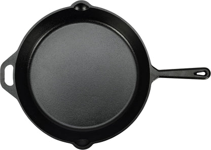 Pre-Seasoned Cast Iron Skillet – 15-Inch