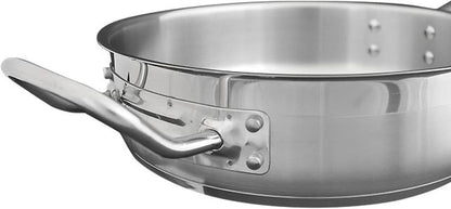TrueCraftware 3 Qt. Stainless Steel Sauté Pan with Lid