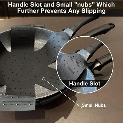 Silicone Pot and Pan Protectors for Stacking