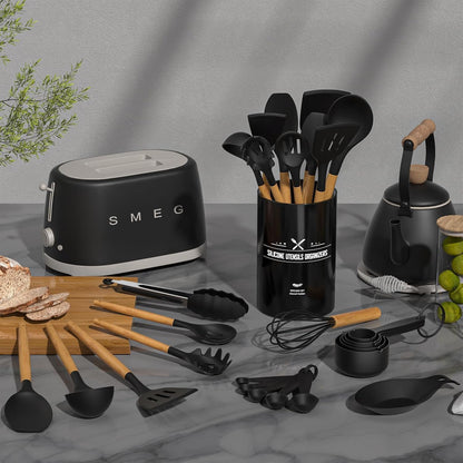 Kitchen Utensils Set – 34-Piece Silicone Cooking Utensils