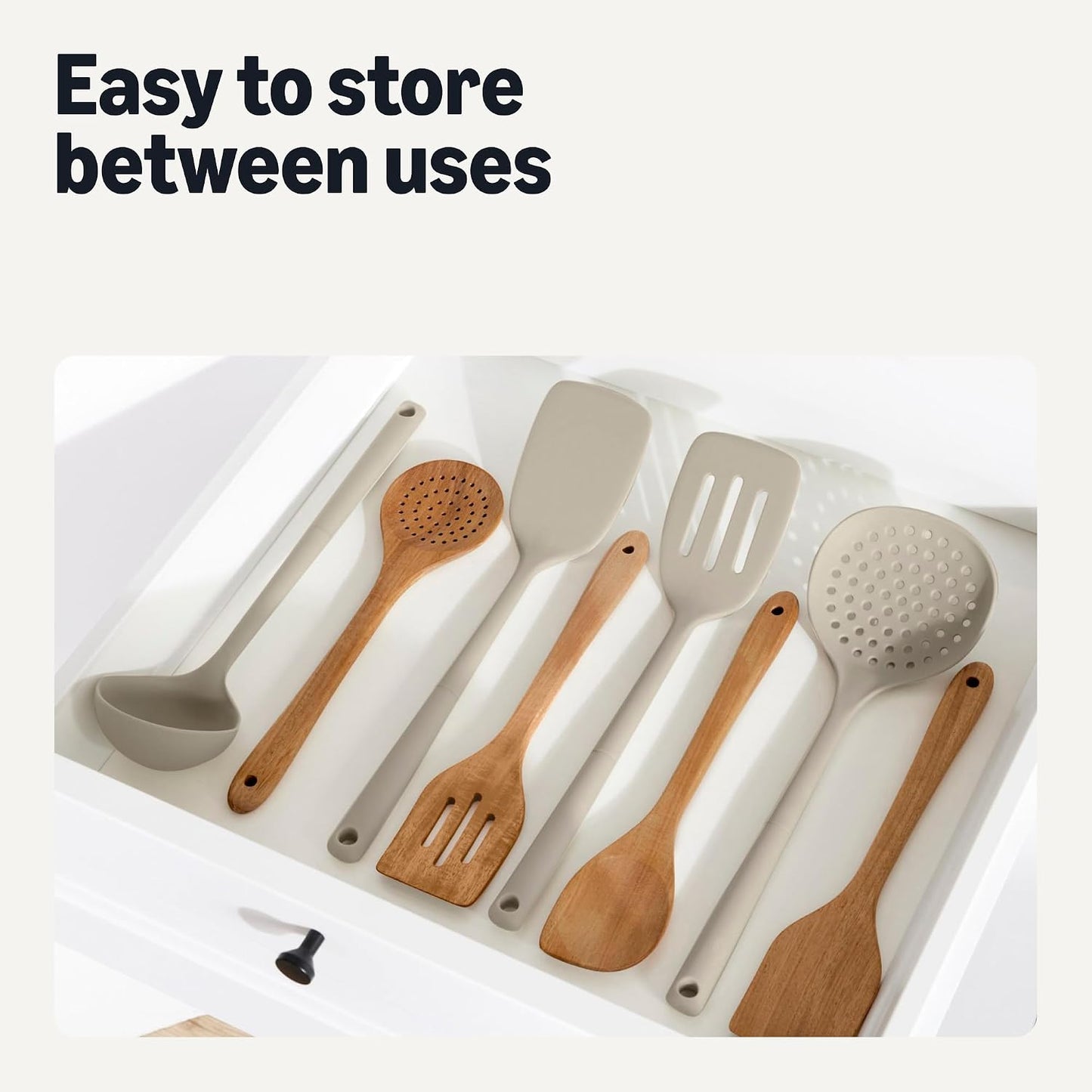 Wooden Cooking Utensils – 6-Piece Acacia Wood Set