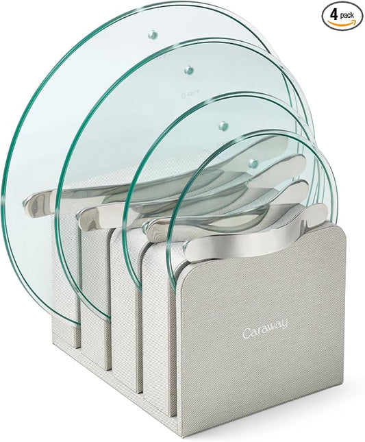 Caraway Tempered Glass Lids Set for Pots and Pans