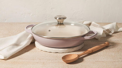 Le Creuset Enameled Cast Iron Braiser with Glass Lid – 2.25 Qt.